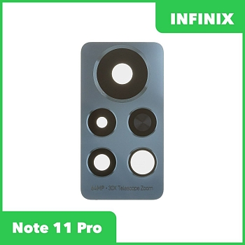 Стекло задней камеры для Infinix Note 11 Pro (X697) (без рамки) (зеленый)