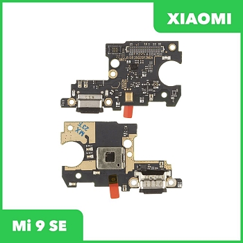 Разъем зарядки для телефона Xiaomi Mi 9 SE (M1903F2G), микрофон