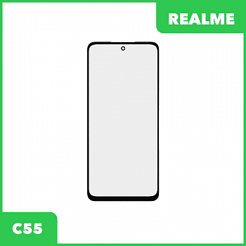 G+OCA PRO стекло для переклейки Realme C55 (RMX3710) (черный)