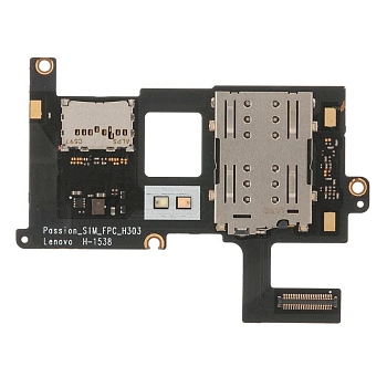 Разъем SIM карты и карты памяти для телефона Lenovo Vibe P1