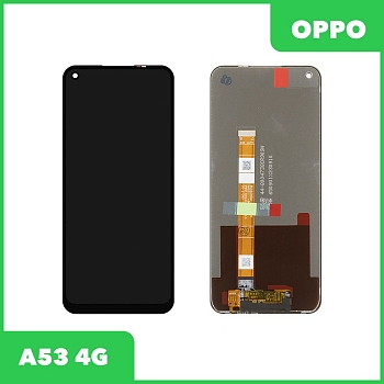 LCD дисплей для Oppo A53 4G (CPH2127) с тачскрином (черный) 100% оригинал