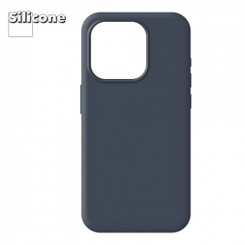 Силиконовый чехол для iPhone 15 Pro "Silicone Case" (Storm Blue)