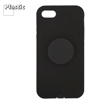 Защитная крышка "LP" для Apple iPhone 7, 8 "PopSocket Case", черный (коробка)