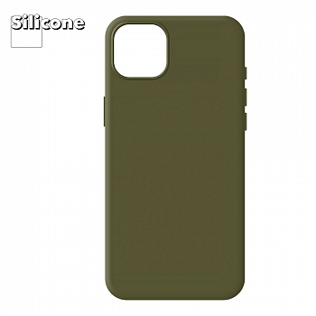 Силиконовый чехол для iPhone 14 Plus "Silicone Case" (Olive)
