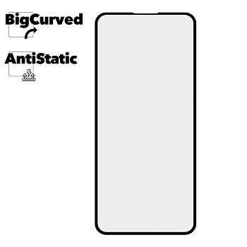 Защитное стекло для телефона Samsung Galaxy M11 Super max Anti-static big curved glass