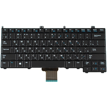 Клавиатура для ноутбука Dell Latitude E7000, E7240, E7440, черная