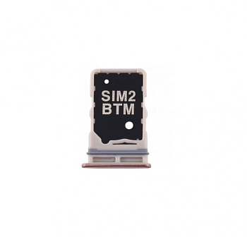 Держатель (лоток) SIM-карты для Samsung Galax A80 2019 (A805F), коричневый