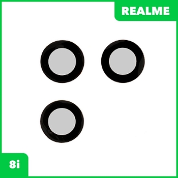 Стекло камеры Realme 8i (RMX3151) черное