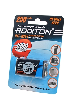 Аккумулятор Robiton 250MH9-1 BL1, 1 штука