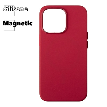 Силиконовый чехол для iPhone 13 Pro "Silicone Case" with MagSafe (RED)