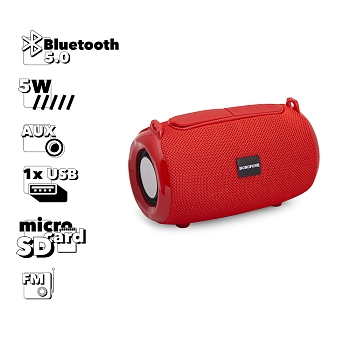 Bluetooth колонка Borofone BR4 Horizon Sports Wireless Speaker, красный