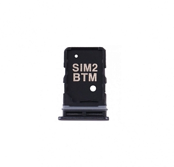 Держатель (лоток) SIM-карты для Samsung Galax A80 2019 (A805F), черный