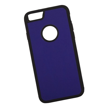 Защитная крышка "LP" для Apple iPhone 6, 6S "Термо-радуга" фиолетовая-розовая (европакет)