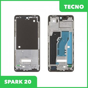 Рамка дисплея для Tecno SPARK 20 (черный)