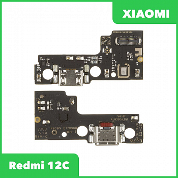 Системный разъем (разъем зарядки) для Xiaomi Redmi 12C, микрофон