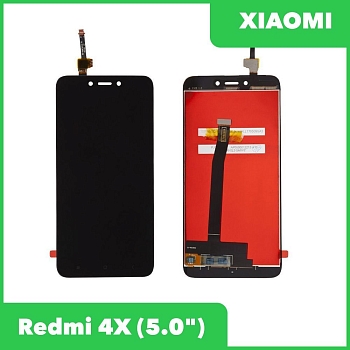 LCD дисплей для Xiaomi Redmi 4X в сборе с тачскрином (черный)