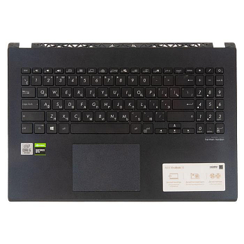 Клавиатура с топкейсом для ноутбука Asus Gaming K571GT, X571GT, с подсветкой, с разбора