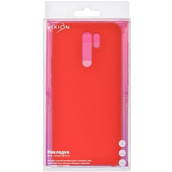 Накладка Vixion для Xiaomi Redmi 9 (красный)