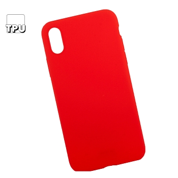 Чехол для Apple iPhone X WK-2018 LIQuid Silicone Phone Case силикон, красный