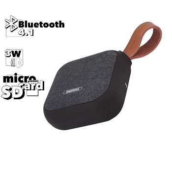Bluetooth колонка Remax Desktop Speaker RB-M15 микрофон/MP3/MicroSD 3 Вт, черный