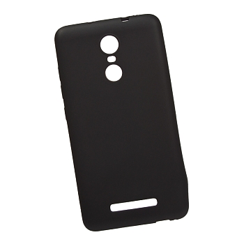 Чехол силиконовый "LP" для Xiaomi Redmi Note 3 TPU, черный, непрозрачный (европакет)