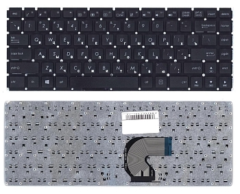 Клавиатура для ноутбука Asus VivoBook E403, E403SA, E403NA, черная