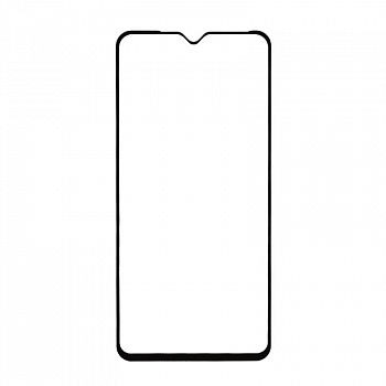 Защитное стекло "LP" для телефона Oppo AX7 Thin Frame Full Glue с рамкой 0,33 мм, 2,5D 9H (черное)