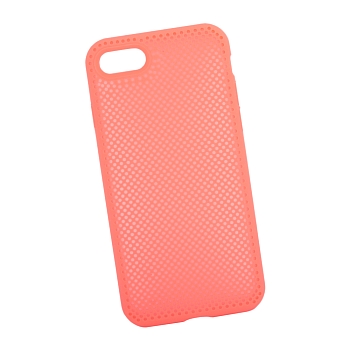 Силиконовый чехол "LP" для Apple iPhone 7, 8 "Silicone Dot Case", розовый (коробка)