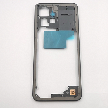 Средняя часть корпуса для телефона Xiaomi Redmi Note 12 4G (черный)