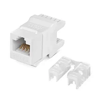 Вставка Keystone Jack RJ-45(8P8C) Cabeus KJ-RJ45-Cat.5e-180 Degree