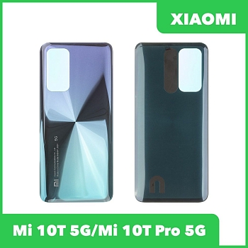 Задняя крышка для Xiaomi Mi 10T 5G (M2007J3SY), Mi 10T Pro 5G (M2007J3SG) (синий)