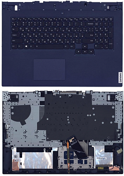 Клавиатура для ноутбука Lenovo Legion 5-17ACH6 топкейс черный