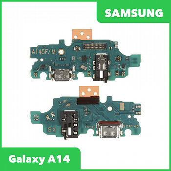 Системный разъем (разъем зарядки) для Samsung Galaxy A14 SM-A145, микрофон