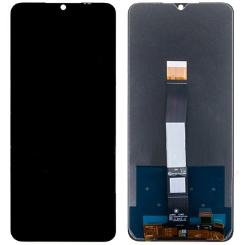 Дисплей (экран в сборе) для телефона Xiaomi Redmi 10C, черный
