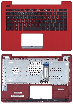 Клавиатура для ноутбука Asus X456 топкейс красный