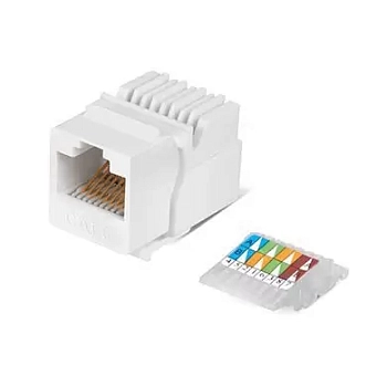 Вставка Keystone Jack RJ-45(8P8C) Cabeus KJ-RJ45-Cat.6-Toolless