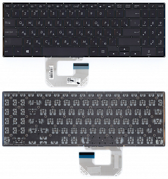 Клавиатура для ноутбука Asus UX561UA, Q505UA черная без рамки, без подсветки