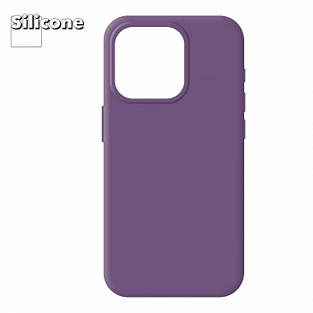 Силиконовый чехол для iPhone 14 Pro "Silicone Case" (Iris)