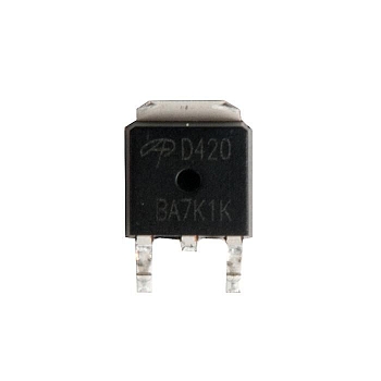 Микросхема N-MOSFET AOD420 D420 TO-252