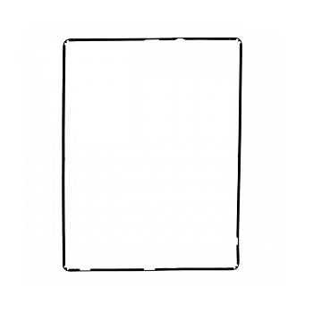 Рамка дисплея для iPad 2, 3, 4 с клеем (черная)
