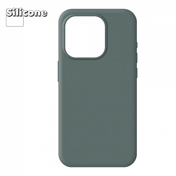 Силиконовый чехол для iPhone 15 Pro "Silicone Case" (Cypress)