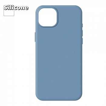 Силиконовый чехол для iPhone 15 Plus "Silicone Case" (Winter Blue)