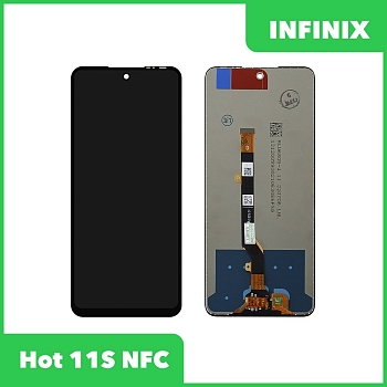 LCD дисплей для Infinix Hot 11S NFC в сборе с тачскрином (черный)