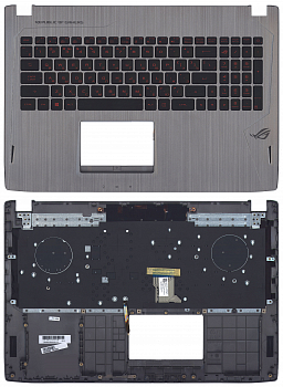 Клавиатура для ноутбука Asus GL502 топкейс серый