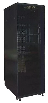 Шкаф серверный 19" Business Advanced, 47U 800x1200, без дверей, с боковыми стенками, черный, 5 ЧАСТЕЙ, TWT-CBA-47U-8x12-00