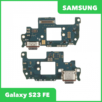 Системный разъем (разъем зарядки) для Samsung Galaxy S23 FE SM-S711, микрофон