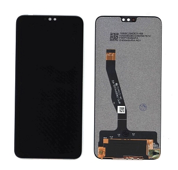 Дисплей (экран в сборе) для телефона Huawei Honor 8X (copy small size) черный