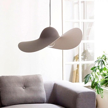 Светильник подвесной HAT ELEGE, 50 см, серый