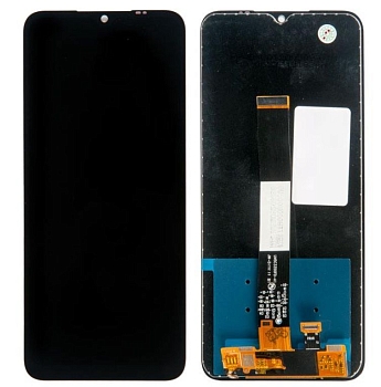 Дисплей (экран в сборе) для телефона Xiaomi Redmi 9A, Redmi 9C, черный