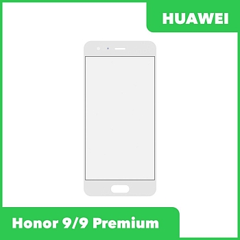 Стекло + OCA пленка для переклейки Huawei Honor 9, 9 Premium (STF-L09), белый